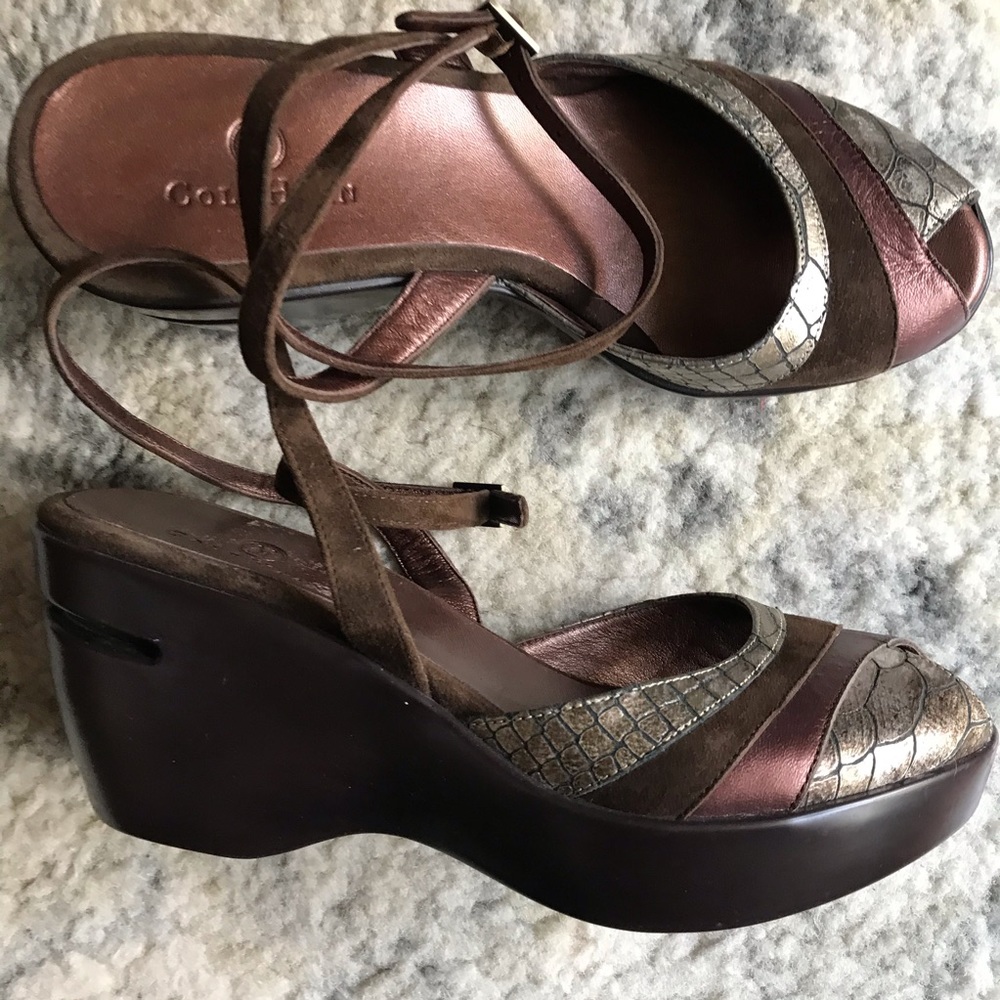 Cole Haan wedge platform sandal